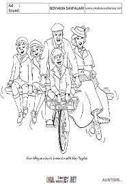 mary-poppins boyama sayfaları